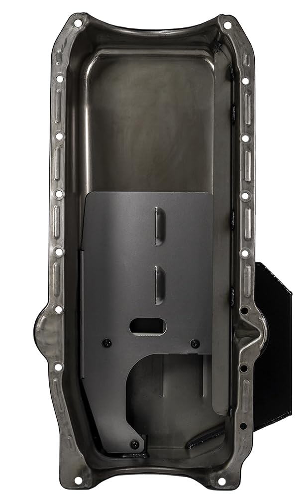 Moroso 21320 High Performance Oil Pan with One-Piece Gasket Seal for Chevy Small-Block Engines 350 383 400 - Perfect for Racing, Hot Rods & Engine Rebuilds