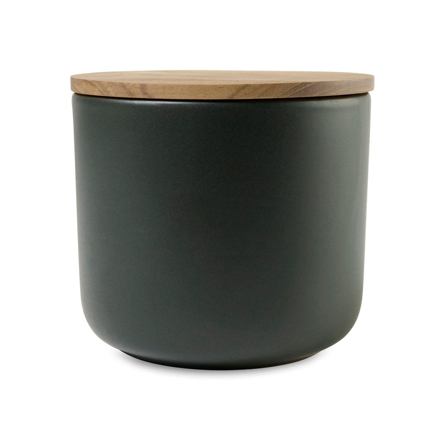 Premium Stoneware Large Custom Storage Containers - Black | Airtight Kitchen & Pantry Organization for Flour, Sugar, Rice & Dry Goods