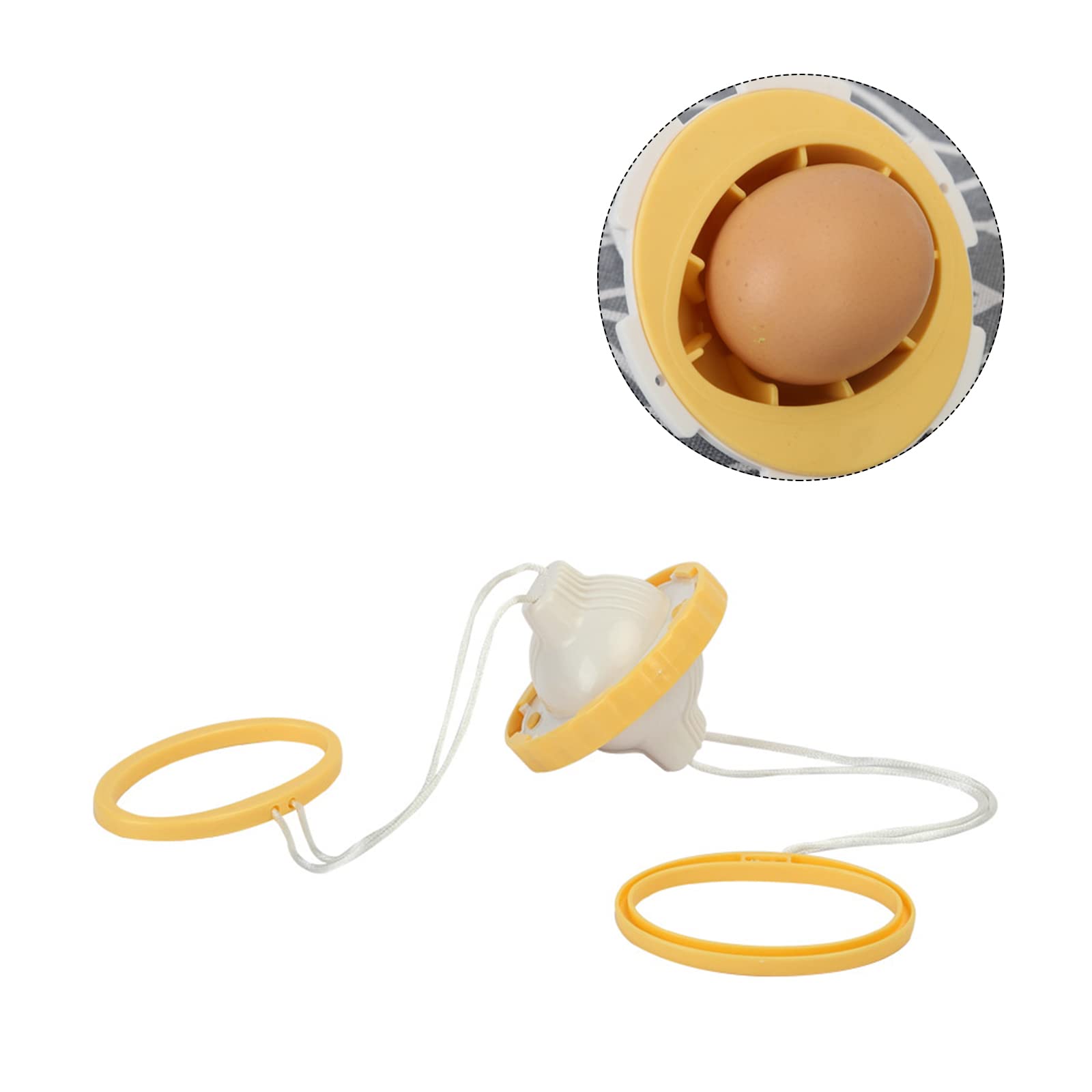 Golden Egg Maker - ABS Plastic Wind Bell Rotator, Hand-Pull Egg Scrambler for Perfectly Mixed Yolks & Whites | Kitchen Gadget for Baking, Cooking & Breakfast Prep