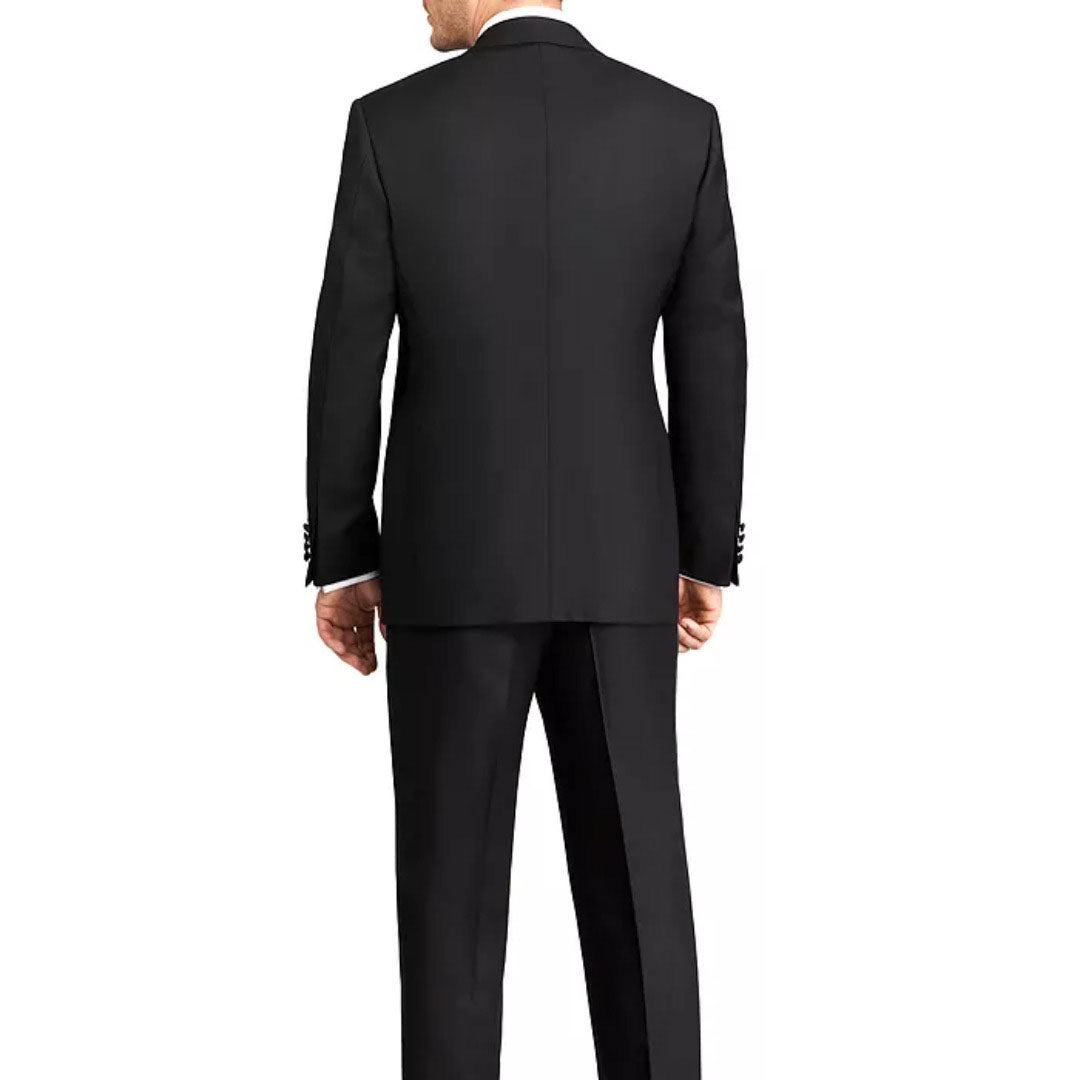 CANALI Black Tuxedo for Men | Premium Formal Suit for Weddings, Galas & Special Occasions