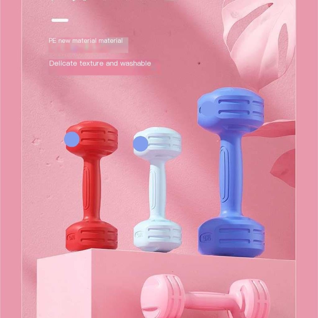 Rubber Dumbbell Set for Women & Men - Home Gym Fitness Equipment, Small Dumbbells, Yoga Weights, Kettlebells for Strength Training - Perfect for Home Workouts, Yoga, and Personal Training