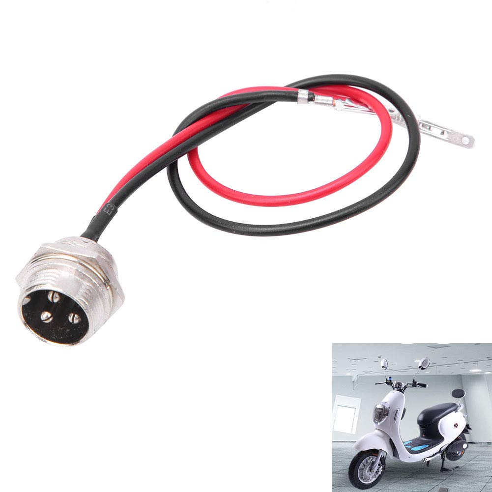 6-Pack Electric Scooter Charger Port with 3-Pin Connector - 48V Replacement Charging Cable Kit for Xiaomi, Segway & More - Perfect for Home, Commuting & Outdoor Use