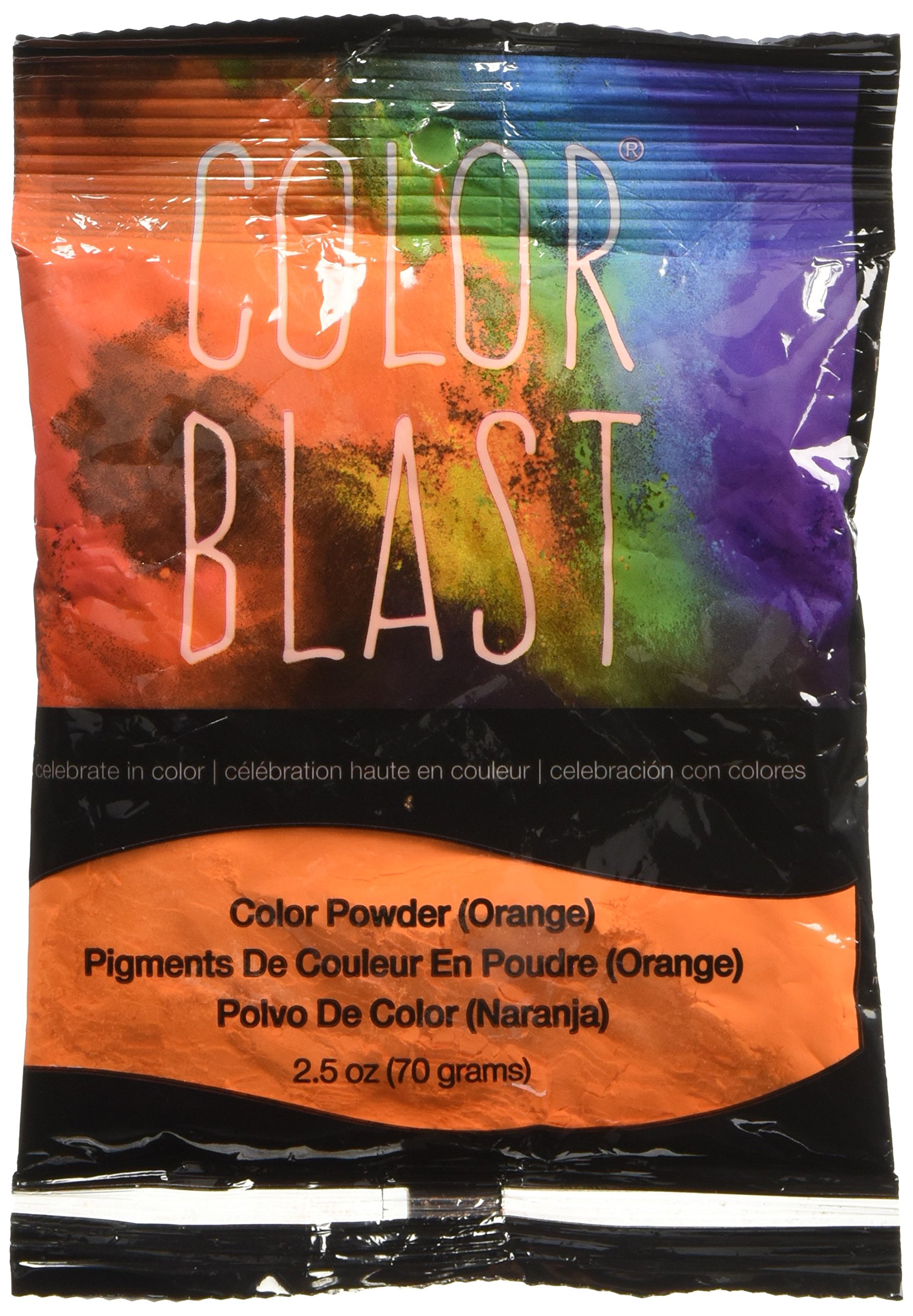 American Crafts Color Blast Powder 2.5oz - Vibrant Orange Pigment for DIY Crafts, Scrapbooking & Mixed Media Art Projects | Perfect for Card Making, Home Decor & Creative Painting Techniques
