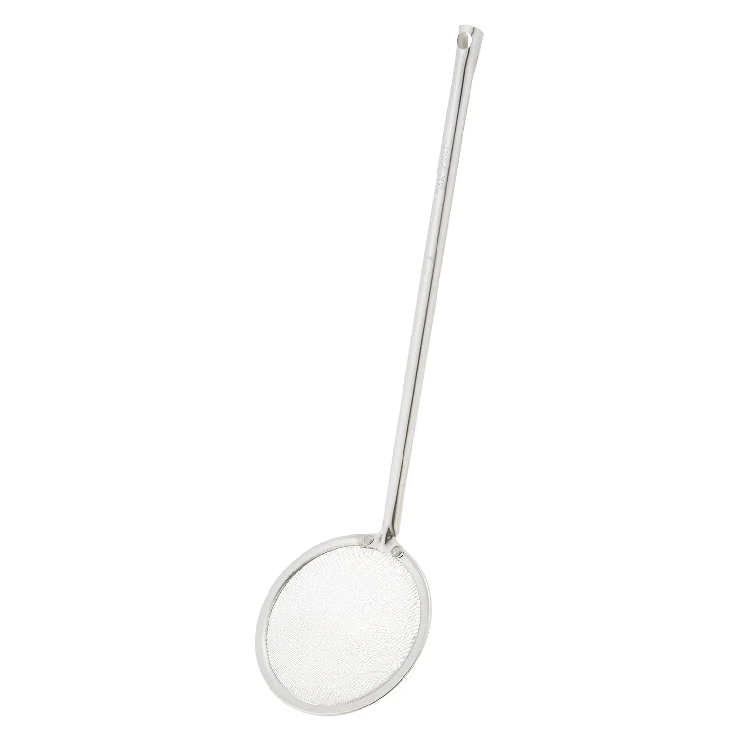 Premium EBM Stainless Steel Skimmer - Heavy Duty Commercial Kitchen Tool for Deep Fryers, Stock Pots & Cooking Oil Filtration (12