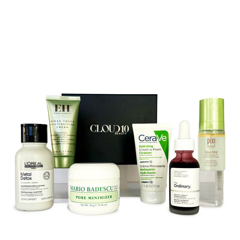 Cloud 10 Beauty Glow Gift Set - Luxurious Skincare Collection with Vitamin C & Hyaluronic Acid - Perfect for Spa Days, Self-Care Routines & Gift Giving