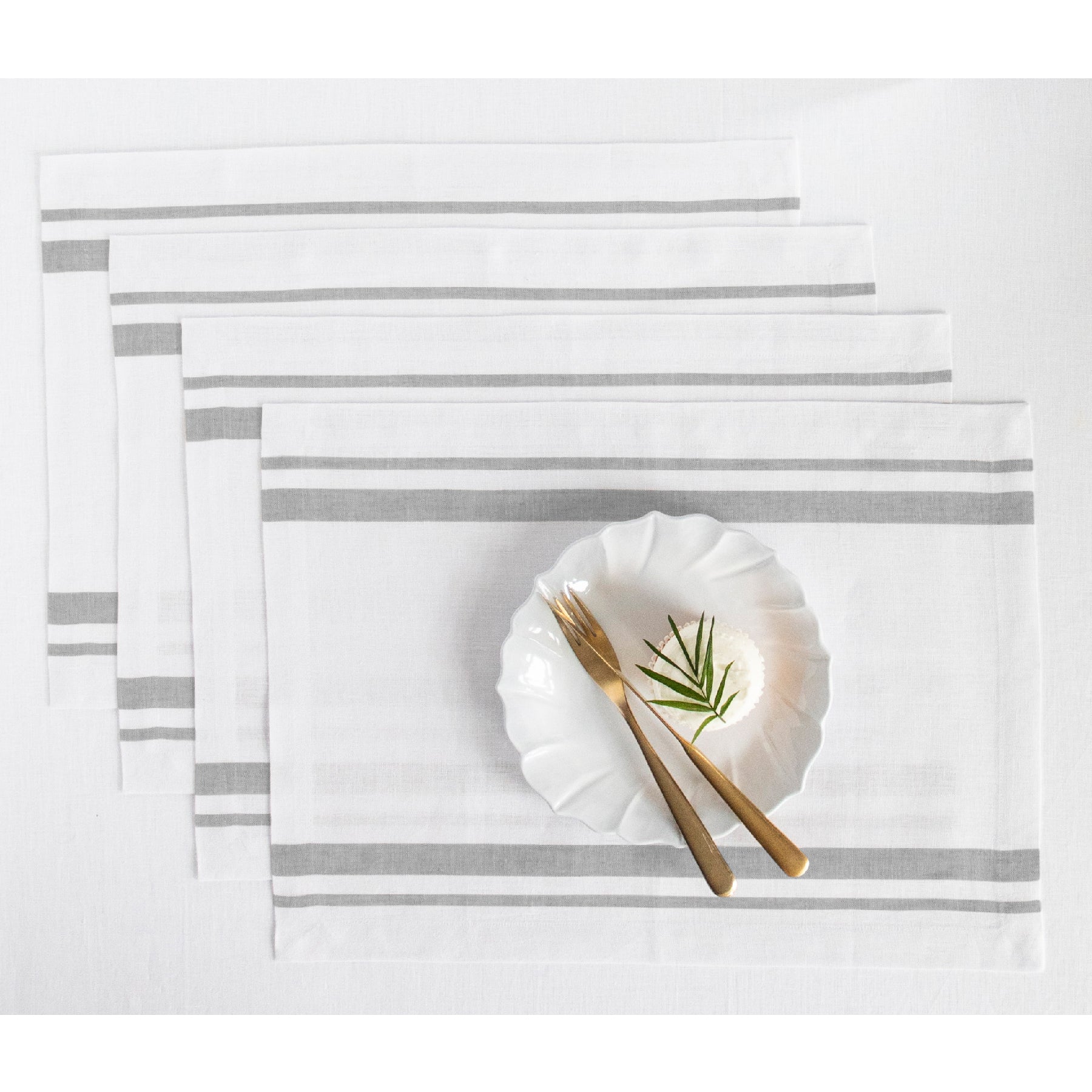 Black and White French Stripe