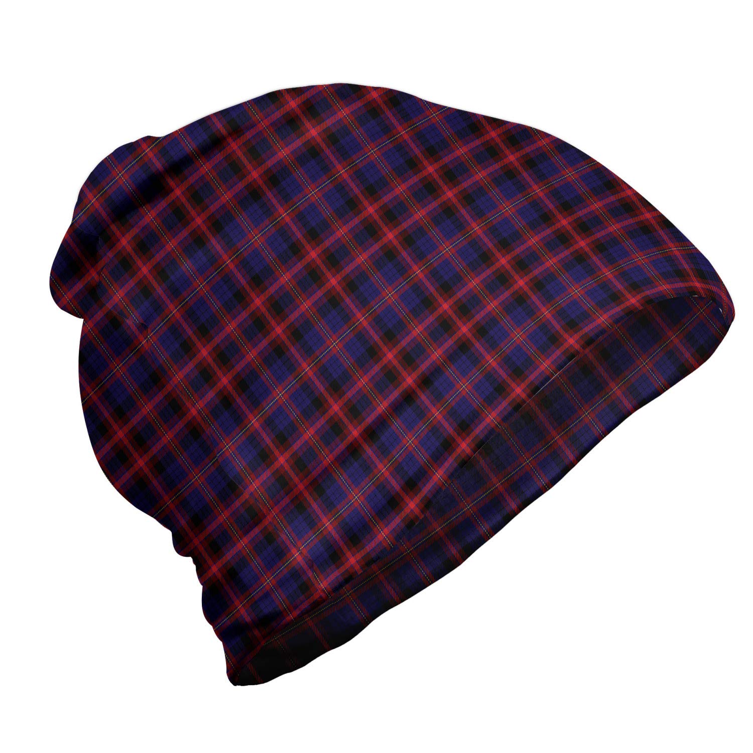 Ambesonne Unisex Beanie - Vibrant Folkloric Pattern, Soft Winter Hat for Men & Women - Perfect for Hiking, Camping & Outdoor Activities in Cold Weather