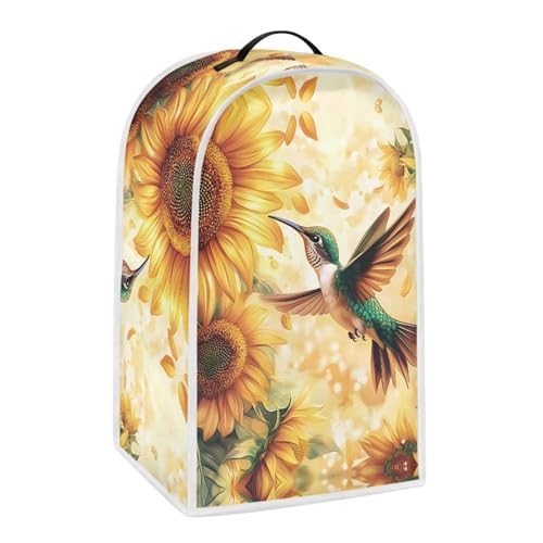 Sunflower Hummingbird Print