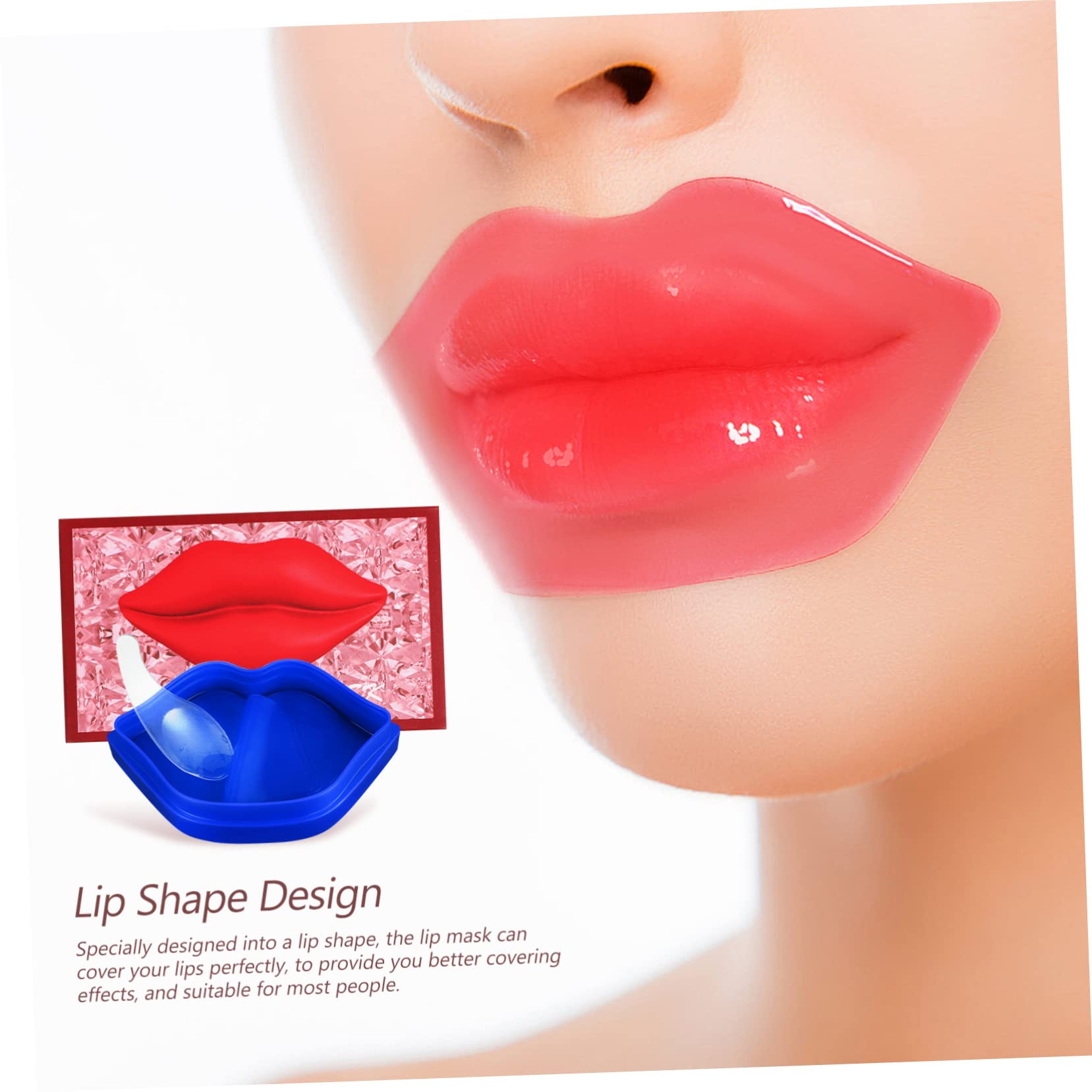 Best Moisturizing Lip Mask Set - 2 Pack Hydrating Lip Mask Sheets for Women | Overnight Lip Care Treatment for Dry, Chapped Lips - Perfect for Nighttime Use & Winter Lip Care