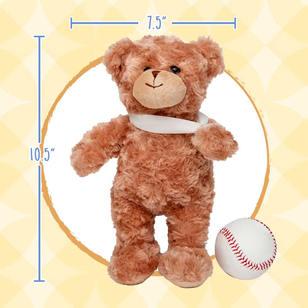 Get Well Teddy Bear for Kids with Arm Cast - 10.5 Inch Broken Arm Stuffed Animal Gift for Left or Right Arm Sling | Perfect Hospital Gift, Surgery Recovery Present & Comfort Toy