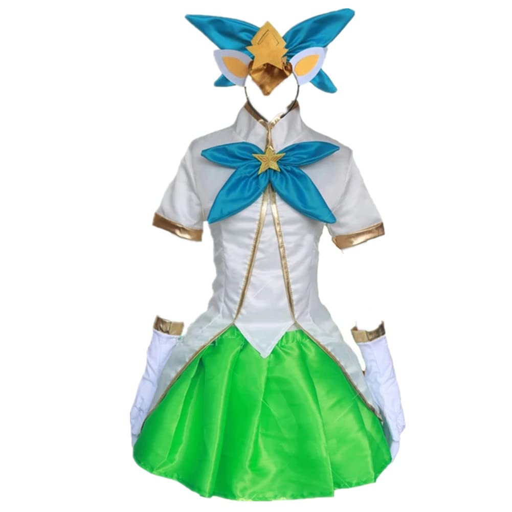 **Lulu Star Guardian Cosplay Costume - Witch Lulu Outfit for Women & Girls | Halloween, Anime Conventions, Cosplay Parties, and Themed Events**