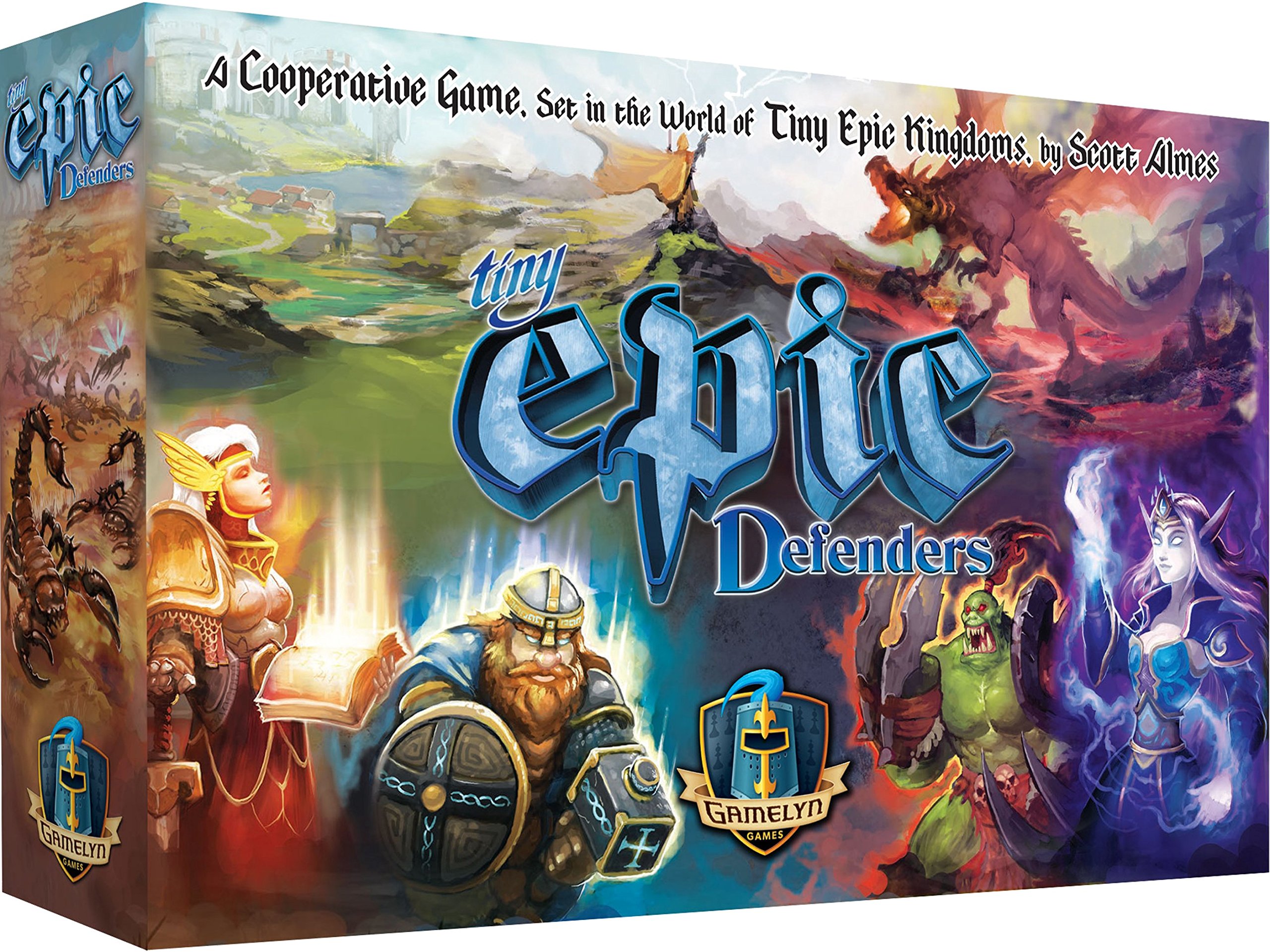 Tiny Epic Defenders - Cooperative Fantasy Board Game for 2-4 Players | Fast-Paced Strategy Game for Family Game Nights & Tabletop Enthusiasts | Perfect for Home, Parties & Game Cafe Gatherings