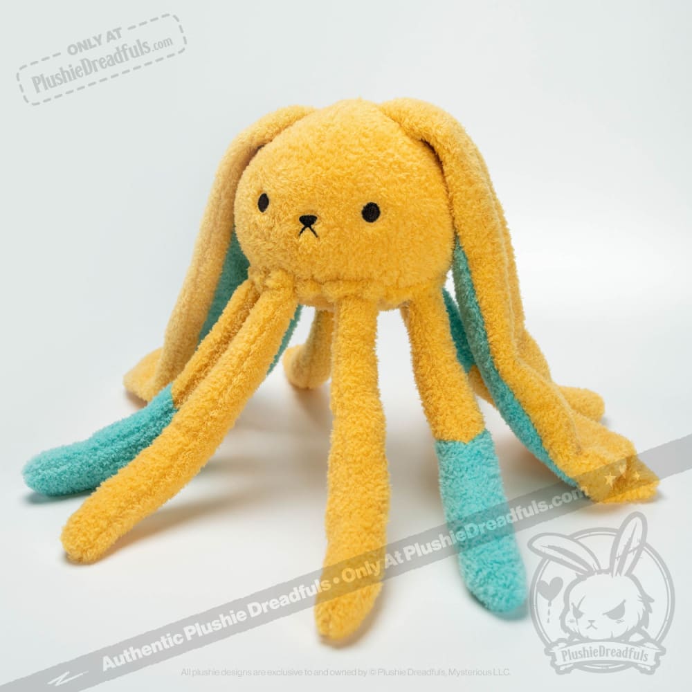 Plushie Dreadfuls Sensory Processing Disorder Jellyfish Rabbit Stuffed Animal - Soft Anxiety Relief Toy for Kids & Adults, Perfect for Therapy, Calming Sensory Needs and Emotional Support