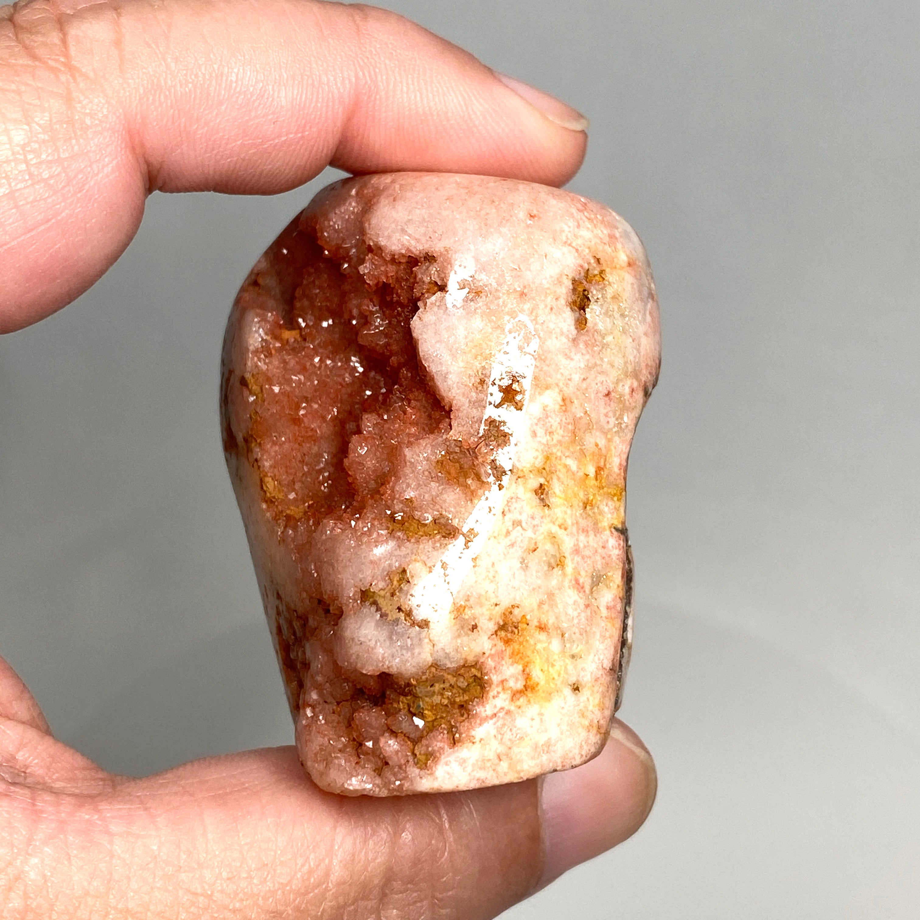 Natural Pink Amethyst Freeform Stone - Healing Crystal for Meditation, Yoga & Home Decor (PAF 02) | Spiritual Gift & Positive Energy Enhancer