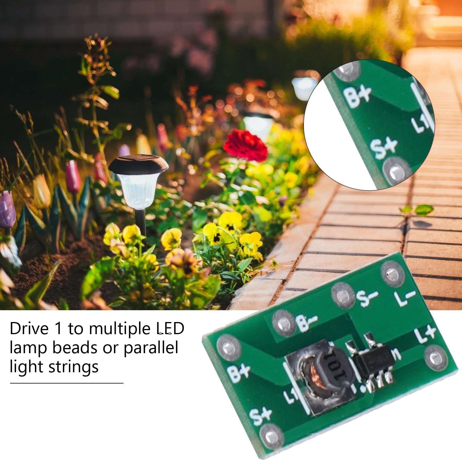 10pcs Solar Lamp Circuit Board Kit - Solar Controller Board Module for Road Stud Lights, Lawn Lights & Christmas Lights | DIY Solar Lighting Projects for Garden, Pathway & Holiday Decor