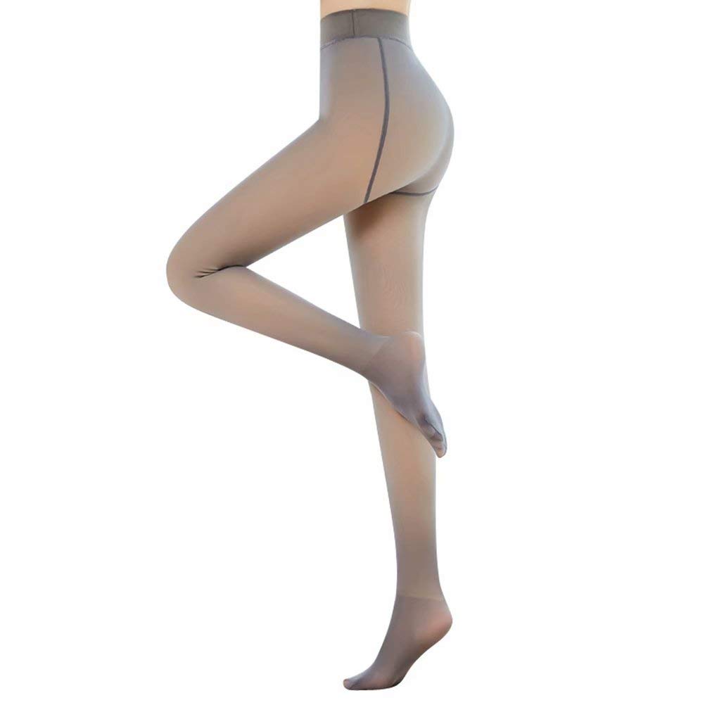 Women's Fake Legs Translucent Warm Fleece Pantyhose - Cozy Winter Tights for Fashion, Cosplay & Cold Weather Outfits