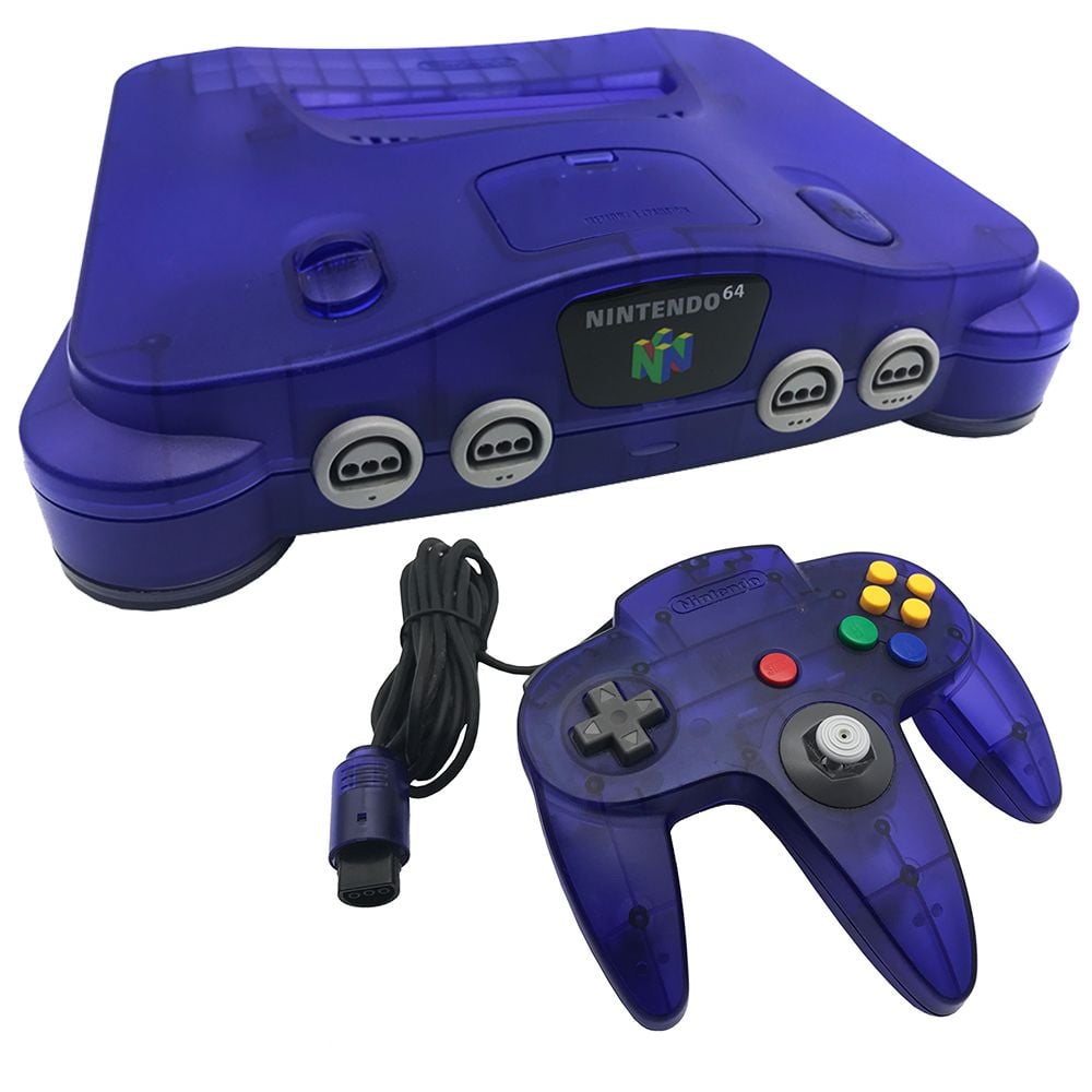 Nintendo 64 Console - Grape Purple Retro Gaming System | Classic N64 Video Game Console for Collectors & Gamers | Perfect for Nostalgic Gaming Nights & Retro Gaming Parties