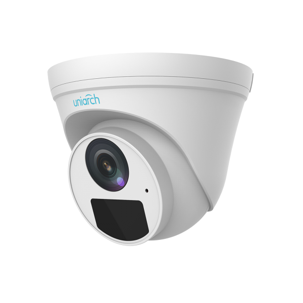 Uniview IPC-T125 APF28 5MP Fixed Turret Network Camera with 2.8mm Lens - Indoor/Outdoor Security Surveillance for Home, Office & Business