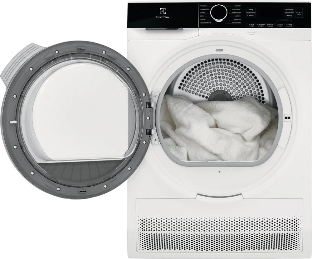 Electrolux ELFE4222AW 24-Inch Compact Electric Dryer - Energy Efficient, Space-Saving Laundry Solution for Apartments & Small Homes