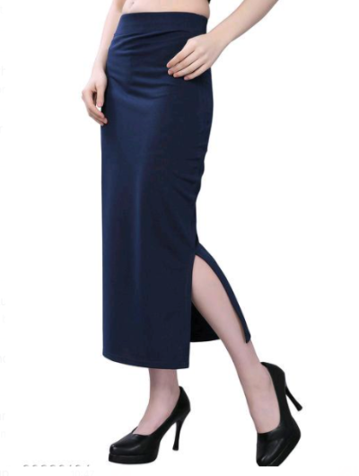Navy Blue Shapewear Petticoat for Women - Slimming Saree Underskirt for Comfort & Support | Perfect for Indian Dresses, Weddings & Formal Occasions