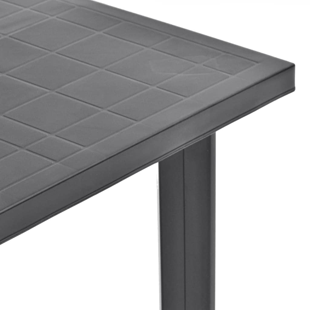 Weather-Resistant Outdoor Patio Table with Umbrella Hole - 31.5