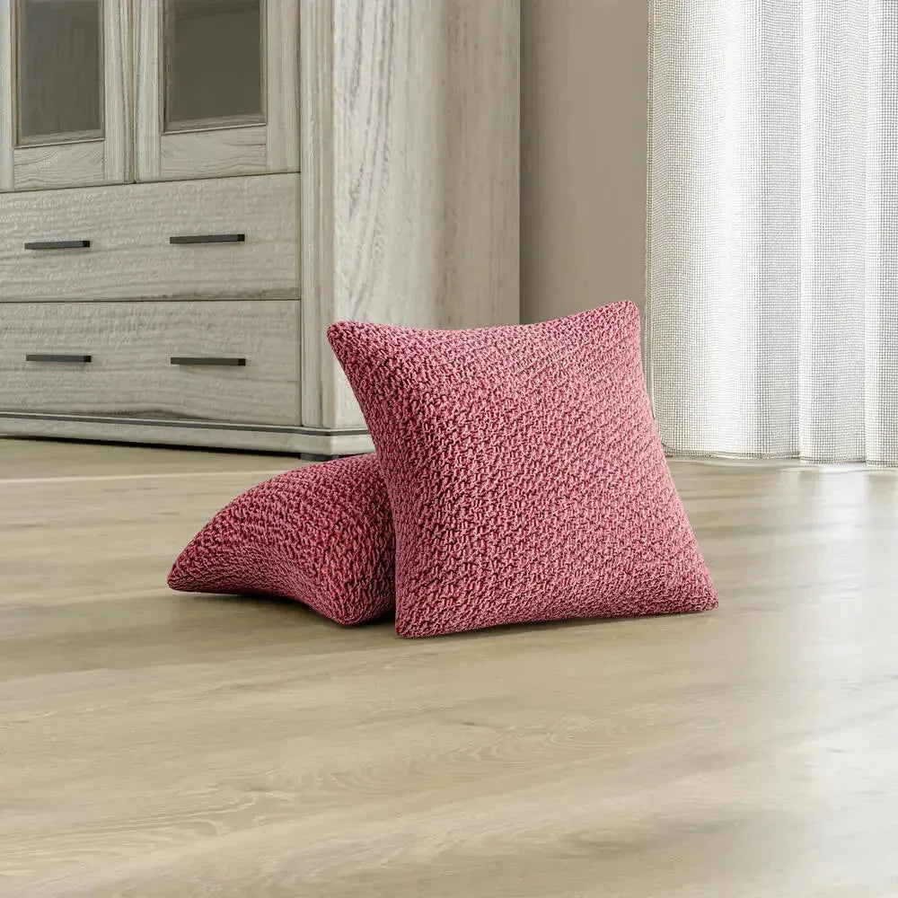2 Pack Velvet Pillow Slipcovers 16x16 Inches - Soft Luxury Cushion Covers for Sofa, Bed & Home Decor - Perfect for Living Room, Bedroom & Cozy Spaces
