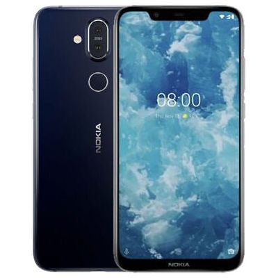 Unlocked Nokia 8.1 Smartphone - 4GB RAM 64GB Storage, Dual SIM, Blue | Perfect for Travelers & International Students | Google SEO Optimized