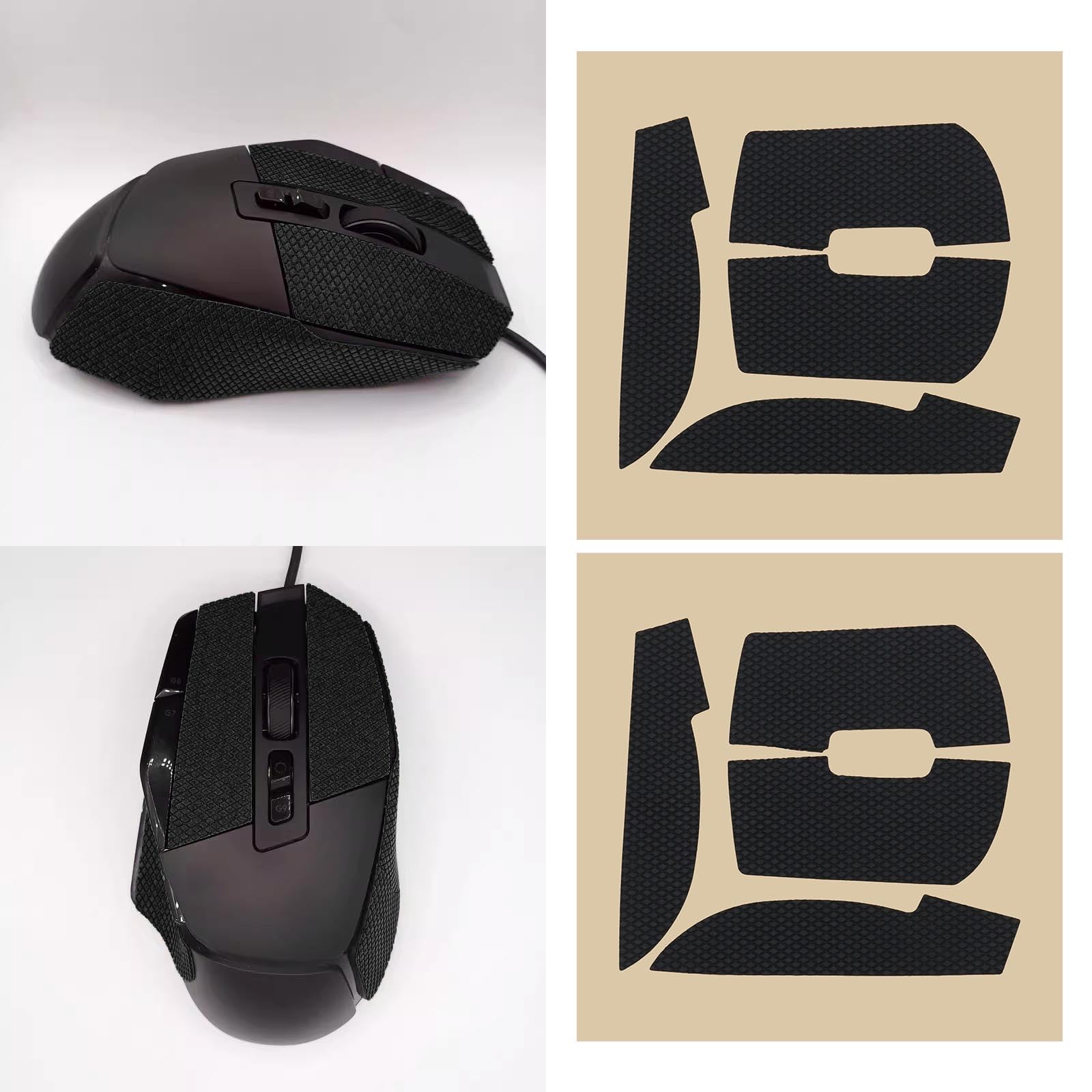 LT Easiyl 2-Pack Black Gaming Mouse Grip Tape - Anti-Slip Stickers & Resistant Pads for Logitech G Pro Wireless Mouse - Improve Control for FPS, MOBA & Esports Gaming