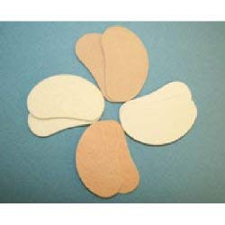 McKesson Moleskin Protective Foot Pads - 100 Count Adhesive Cushion Pads for Blisters & Calluses, Kidney Shape, 3 Inch, Beige - Ideal for Hiking, Running & Everyday Comfort