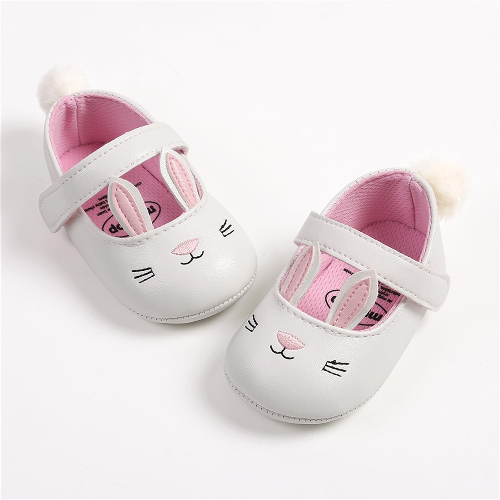 Anti-Slip Baby Girls Mary Jane Flats - Soft Rubber Sole Bow Dress Shoes for Toddlers | Perfect for Princess Costumes, Parties & Special Occasions