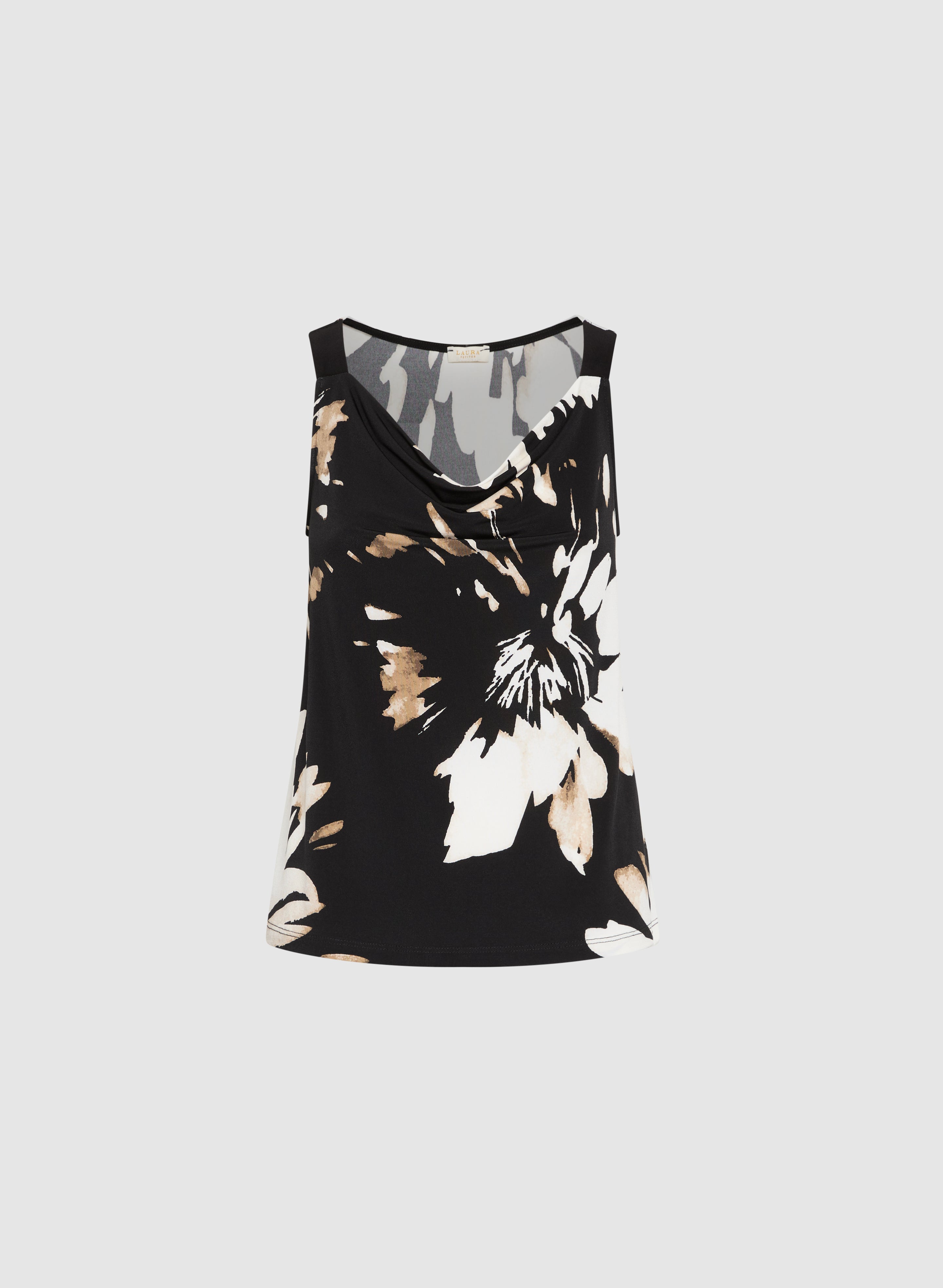Floral Print Women's Blouse - Elegant Flowy Tops for Spring & Summer | Perfect for Casual Outings, Office Wear & Date Nights