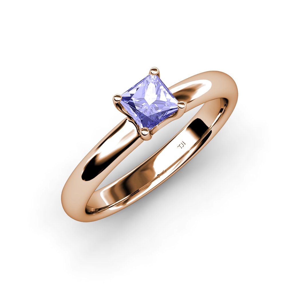 Exquisite 0.95 Carat Tanzanite Solitaire Ring in 14K Rose Gold - Perfect for Engagement, Anniversary & Special Occasion Gifts