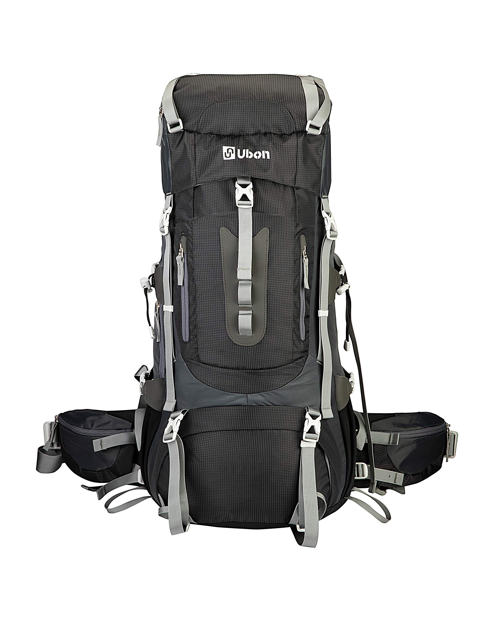 Ubon 50L/60L Hiking Backpack with Rain Cover for Camping & Travel