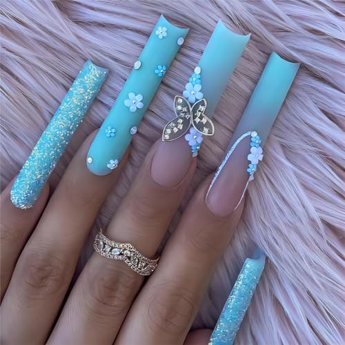 Blue Ombre Matte