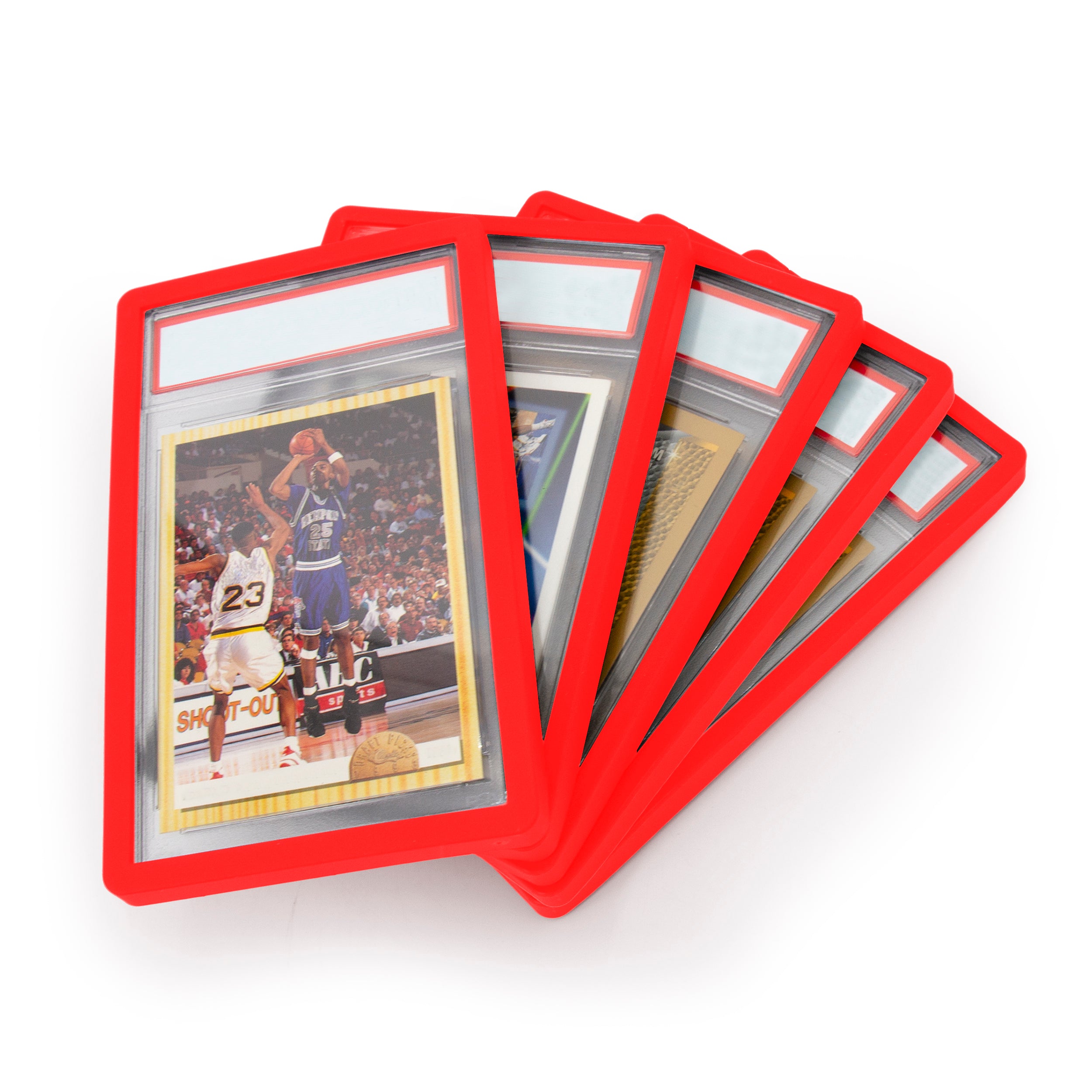 CASEMATIX PSA Slab Bumper Guards 5 Pack - Compatible with Yugioh, MTG, Pokémon & Sports PSA Graded Cards - Includes 5 PSA Slab Guard Bumper Protectors - Perfect for Card Collectors & Display Protection