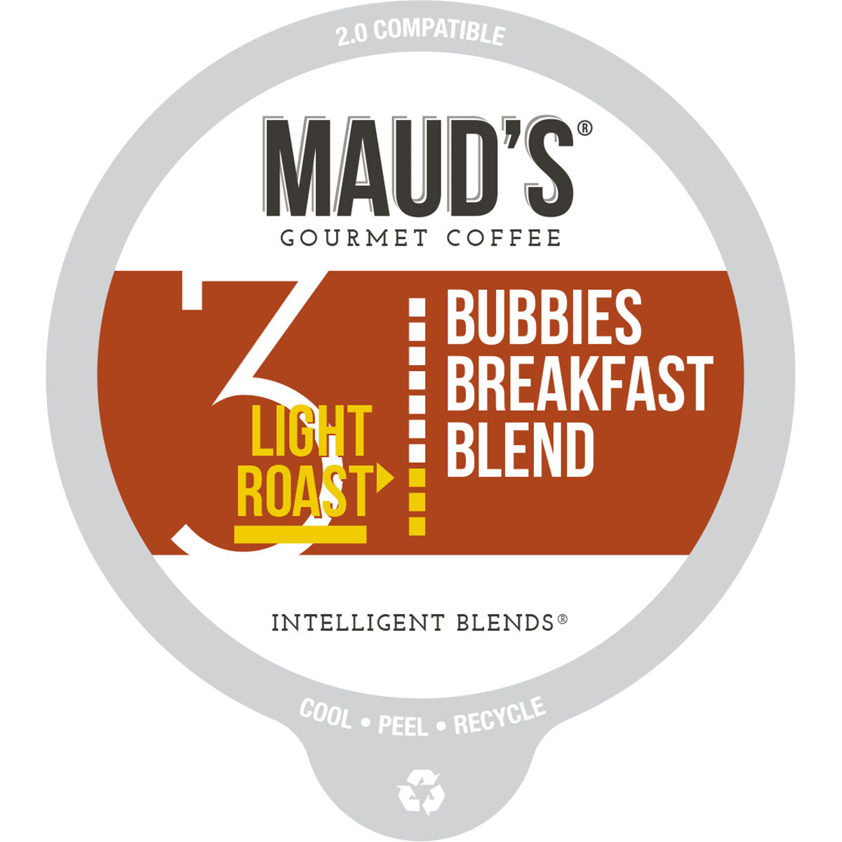 Premium Maud's Breakfast Blend Coffee Pods - Single Serve K-Cup Compatible - Rich & Smooth Flavor - Perfect for Morning Brew & Office Use