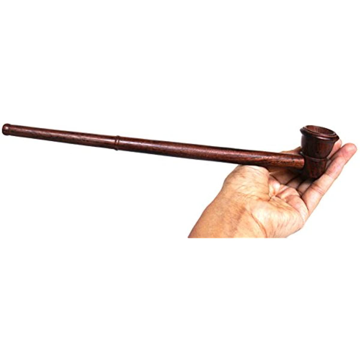 Handmade Churchwarden Gandalf Pipe - Premium Pear Wood Tobacco Pipe with Long Stem | Perfect for Relaxation, Cosplay & Lord of the Rings Fans