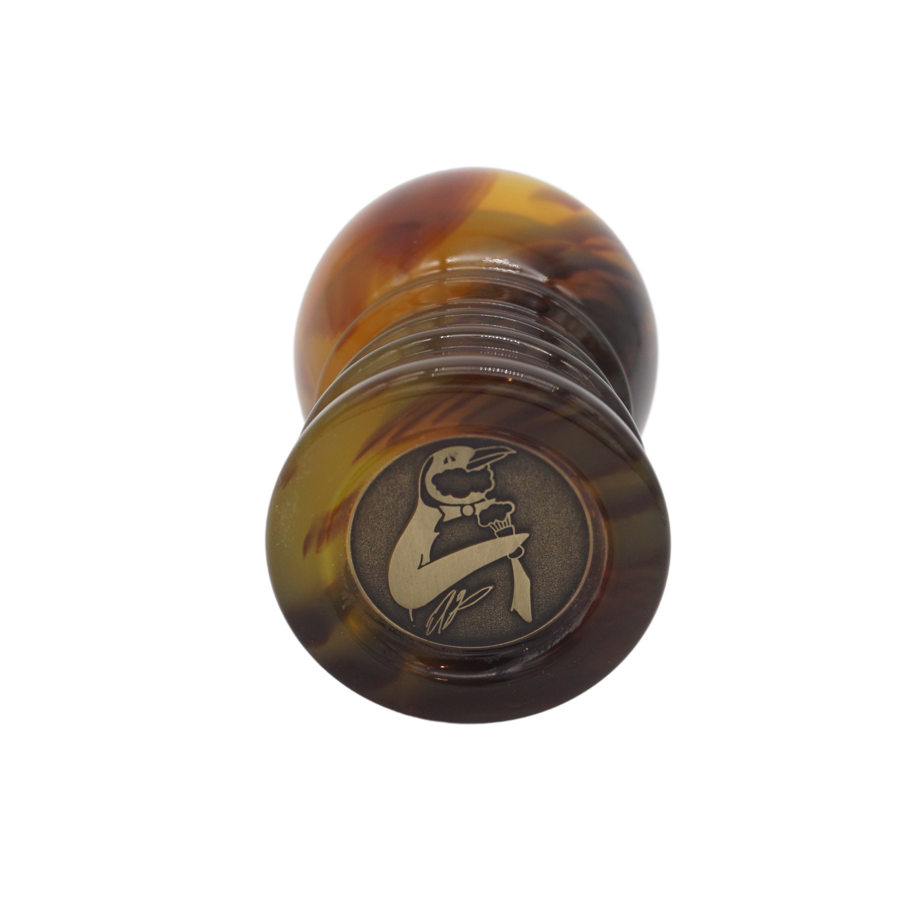 Premium Tortoise Handcrafted Shaving Brush Handle for 24mm & 26mm Knots - Durable Wooden Razor Brush Replacement - Perfect for Wet Shaving & Grooming Gifts