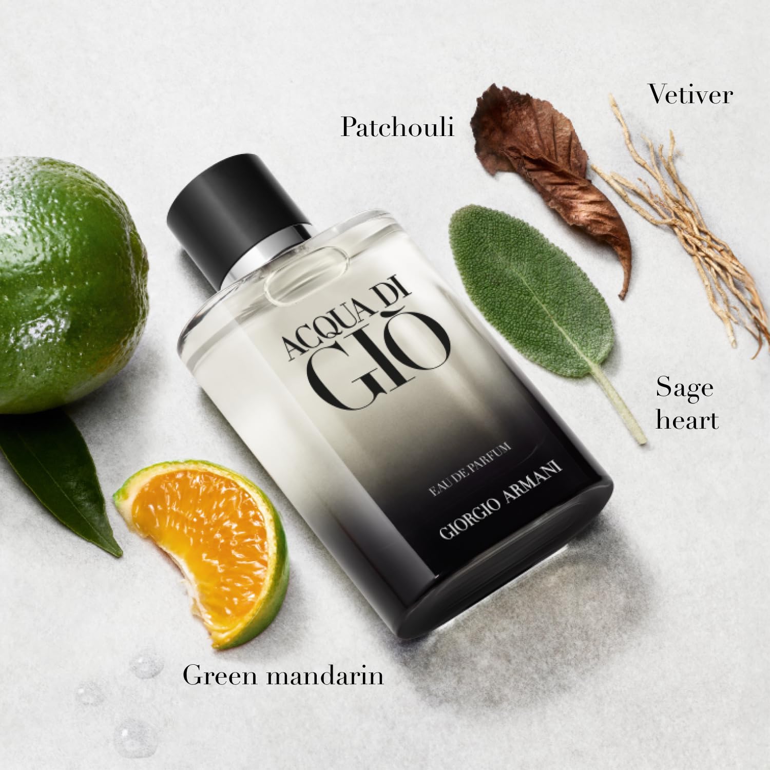 Armani Beauty Acqua di Giò Eau de Parfum for Men - Fresh & Powerful Cologne with Mandarin, Lavender & Patchouli Notes - Long Lasting Luxury Fragrance for Date Night & Special Occasions