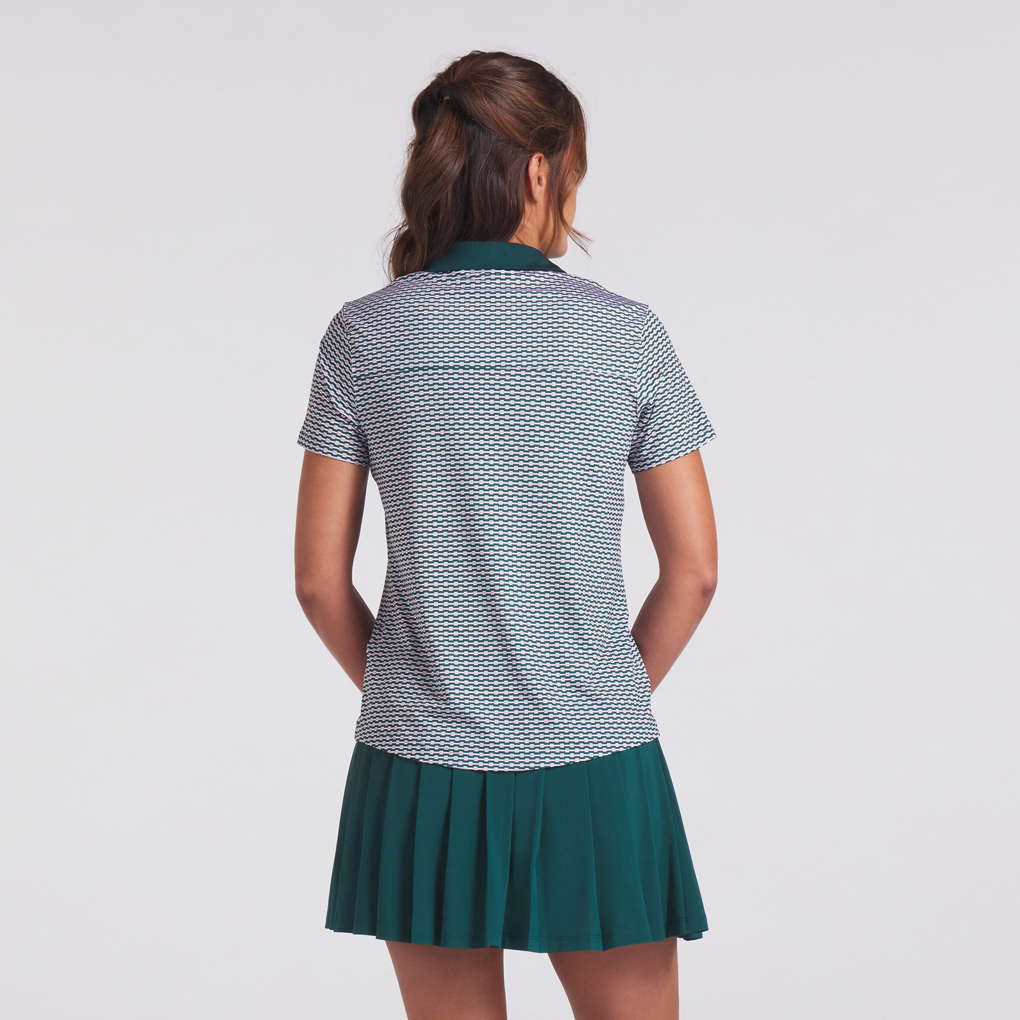 Women's MATTR Morse Golf Polo Shirt - Breathable & Moisture-Wicking Performance Top for Golf & Outdoor Activities