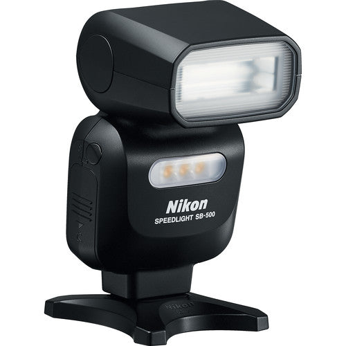 Nikon SB-500 AF Speedlight Flash for DSLR Cameras - Perfect for Wedding, Portrait & Night Photography