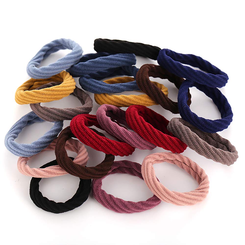Shining Diva Fashion 20pcs Hair Accessories Set - Trendy Elastic Hair Bands for Women & Girls | Perfect for School, Work, Parties & Everyday Styling