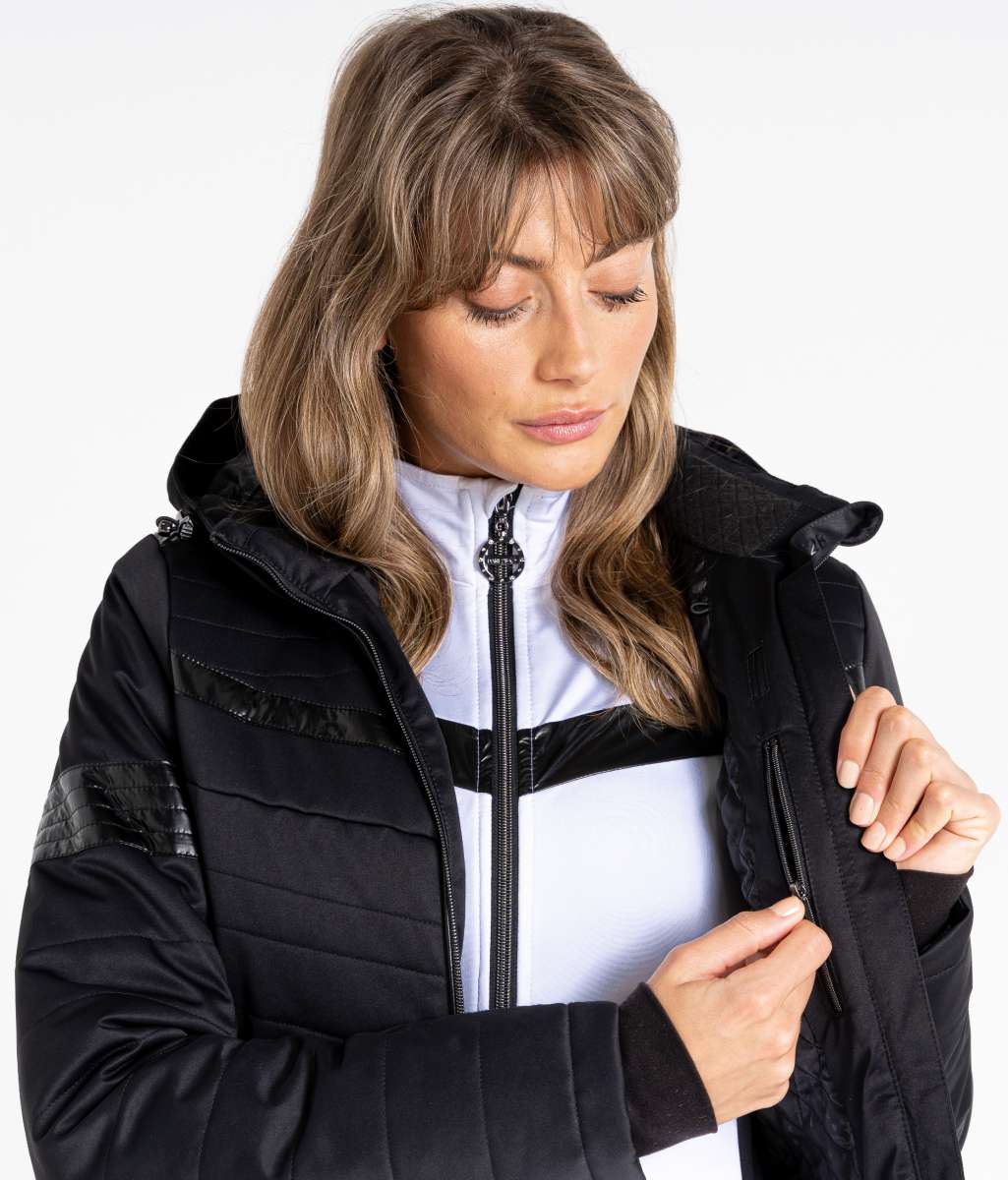 Dare2B Women's Dynamical Insulated Winter Jacket - Waterproof Windproof Ski Coat for Outdoor Activities | Hiking, Skiing, Snowboarding (2022-2023 Collection)