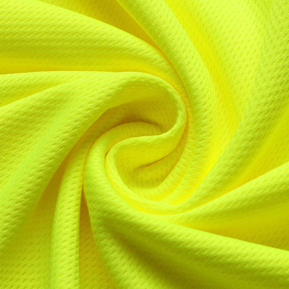 High Visibility Reflective Short Sleeve Polo Shirt with Pocket - Perfect for Cycling, Running & Night Safety Workwear