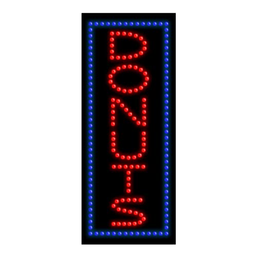 LED Donut Dots Sign #21542 - Neon Cafe Bakery Decor, Retro Diner Wall Art for Home & Business