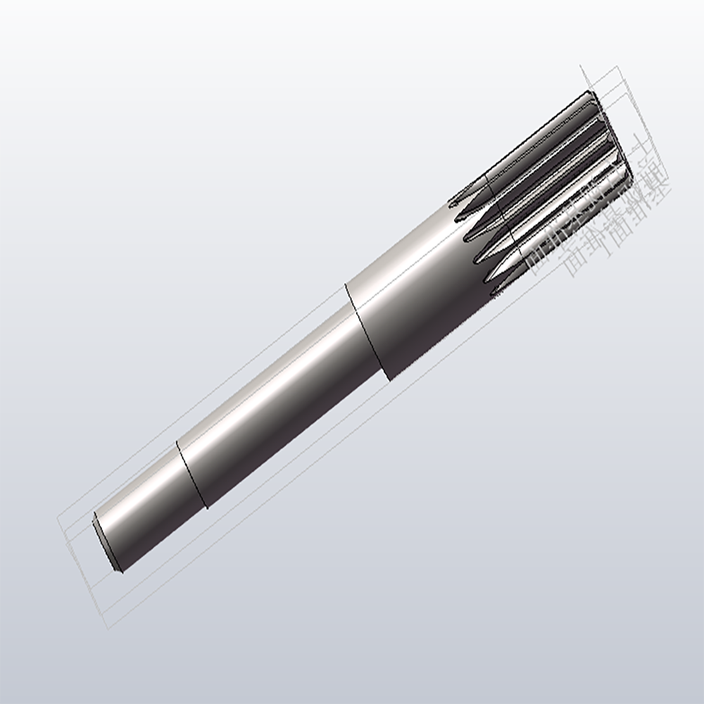 DP12VL 23 Gear Shaft - High Precision Replacement Gear Shaft for Industrial Machinery | Durable Metal Transmission Component for Conveyors, Pumps & Heavy Equipment