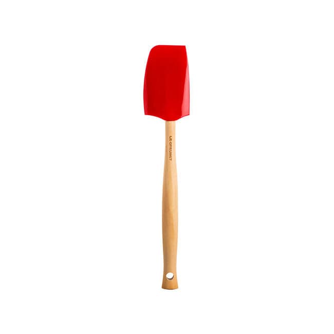 Le Creuset Premium Heat-Resistant Silicone Spatula - Medium Size for Baking, Cooking & Mixing - Perfect for Non-Stick Pans & Bowls