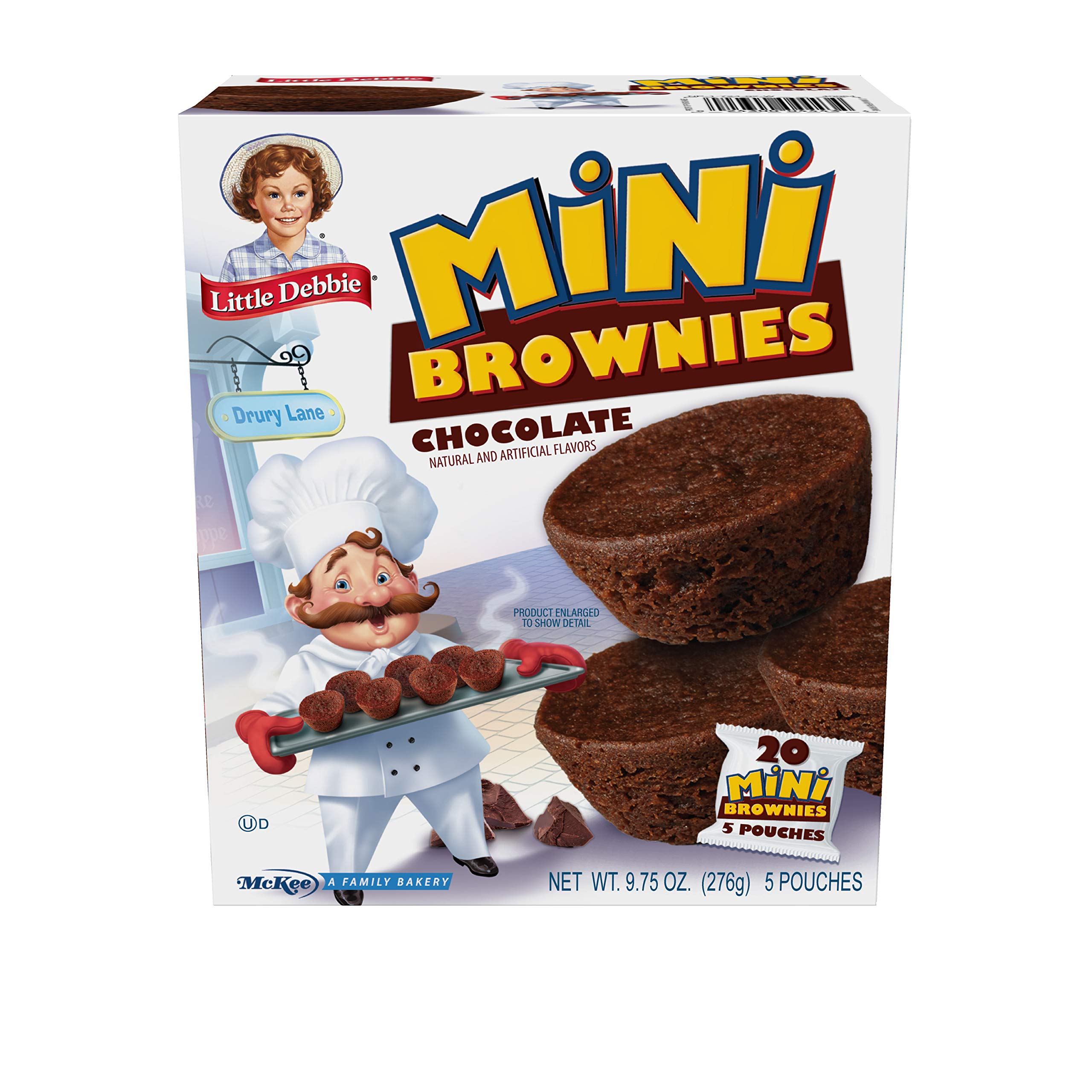 Little Debbie Mini Muffins Variety Pack - Chocolate Chip, Blueberry & Brownies (3 Boxes, 25.32oz) | Perfect for School Lunches, Snacks & Party Treats