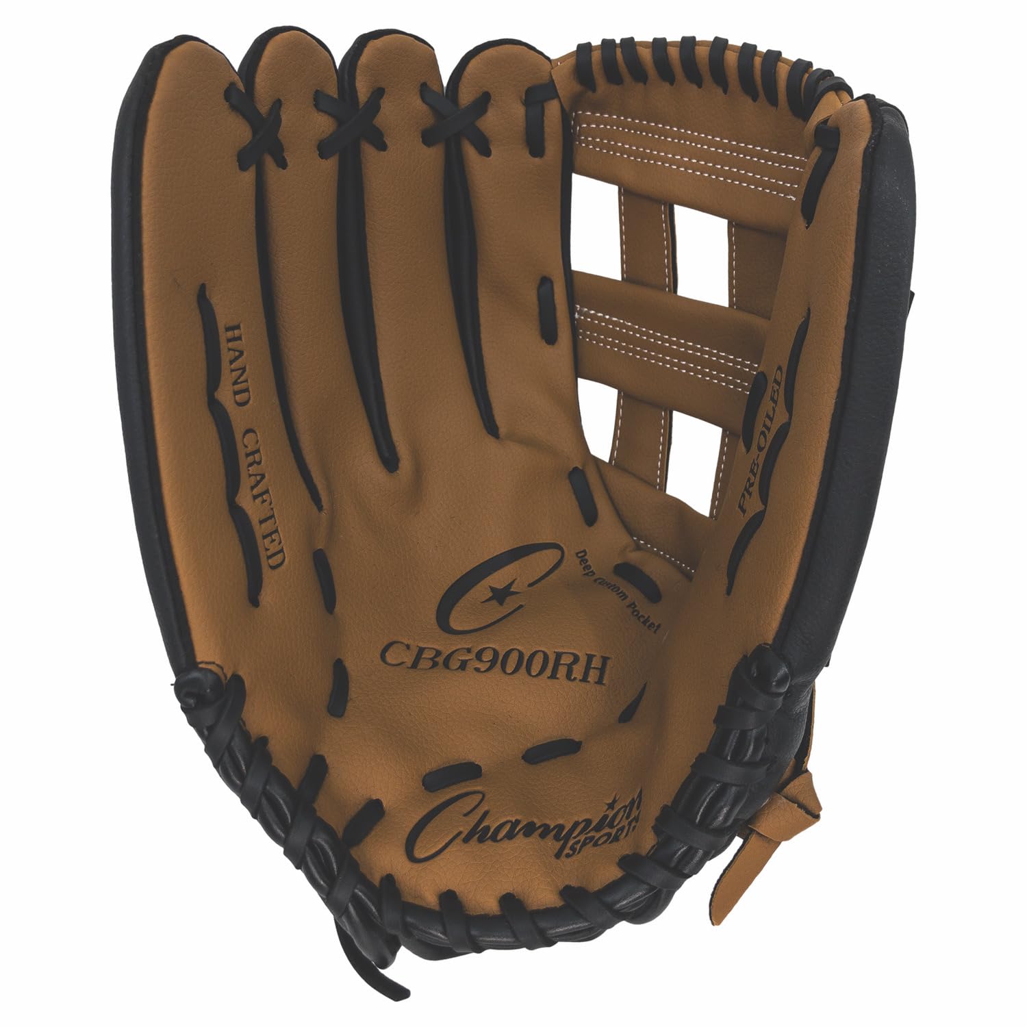 Champion Sports Gloves - Premium Synthetic Leather Front & Back for Baseball, Softball & Training | Durable Performance Gloves for Athletes & Outdoor Sports