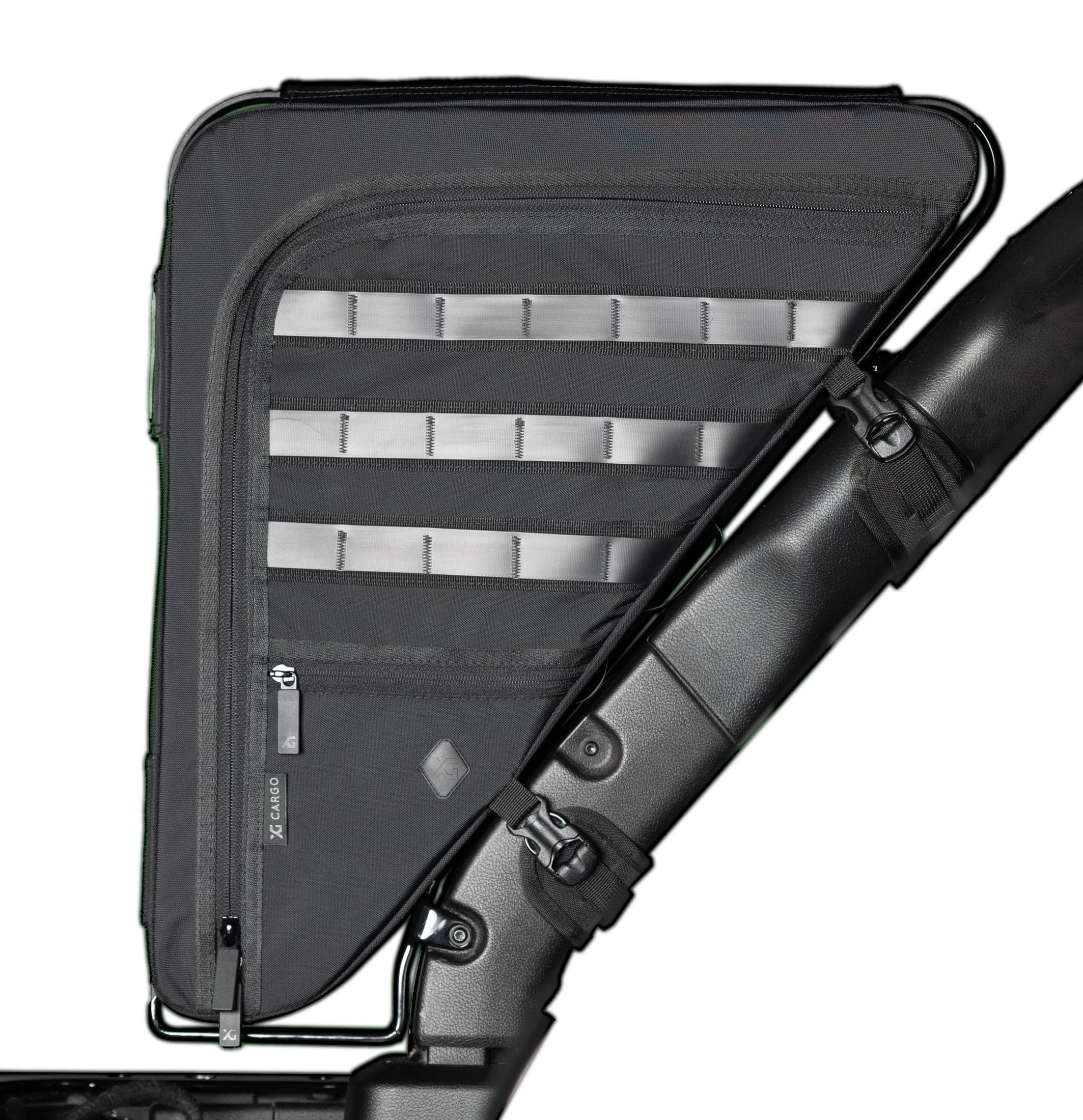 Wrangler Gama Adventure JL/4XE Storage Bag - Waterproof Nylon Roll Bar Organizer for Jeep Wrangler (12lb) - Perfect for Off-Road Gear & Camping Equipment Storage